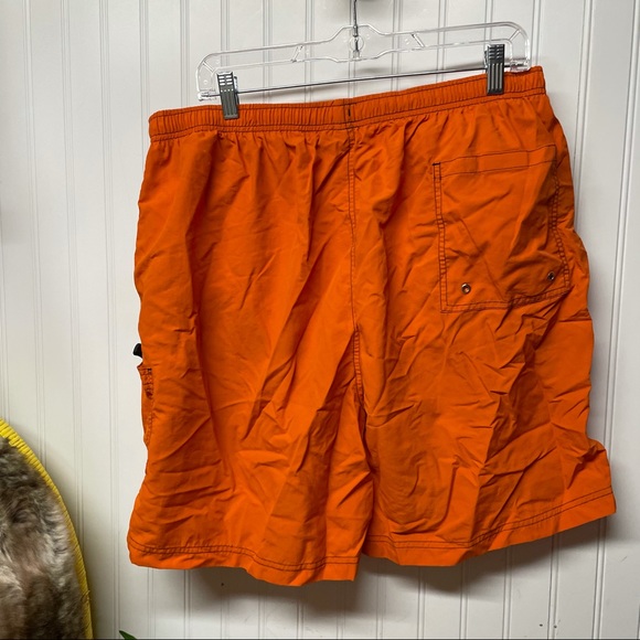 Men's St. John's Bay Orange swim trunks size XL - Picture 3 of 5